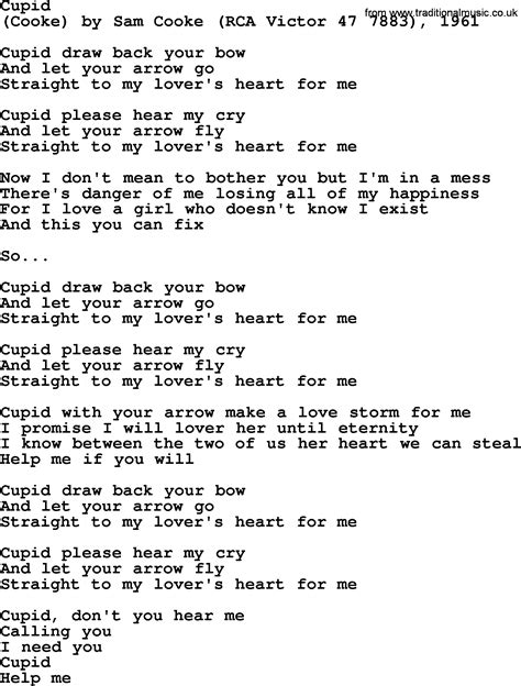 Cupid english lyrics - Oh, I wish I'd find a lover that could hold me (Hold me) Now I'm crying in my room. So skeptical of love (Say what you say, but I want it more) But still, I want it more, more, more. I gave a second chance to Cupid. But now, I'm left here feeling stupid. Oh, the way he makes me feel. That love isn't real.